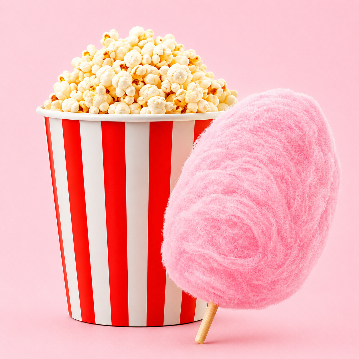 Popcorn + algodón
